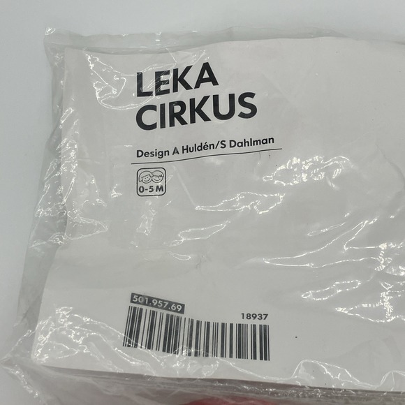 New Ikea Plush Balloon Mobile W Animals Leka Cirkus Circus Elephant Lion Monkey - Picture 4 of 8